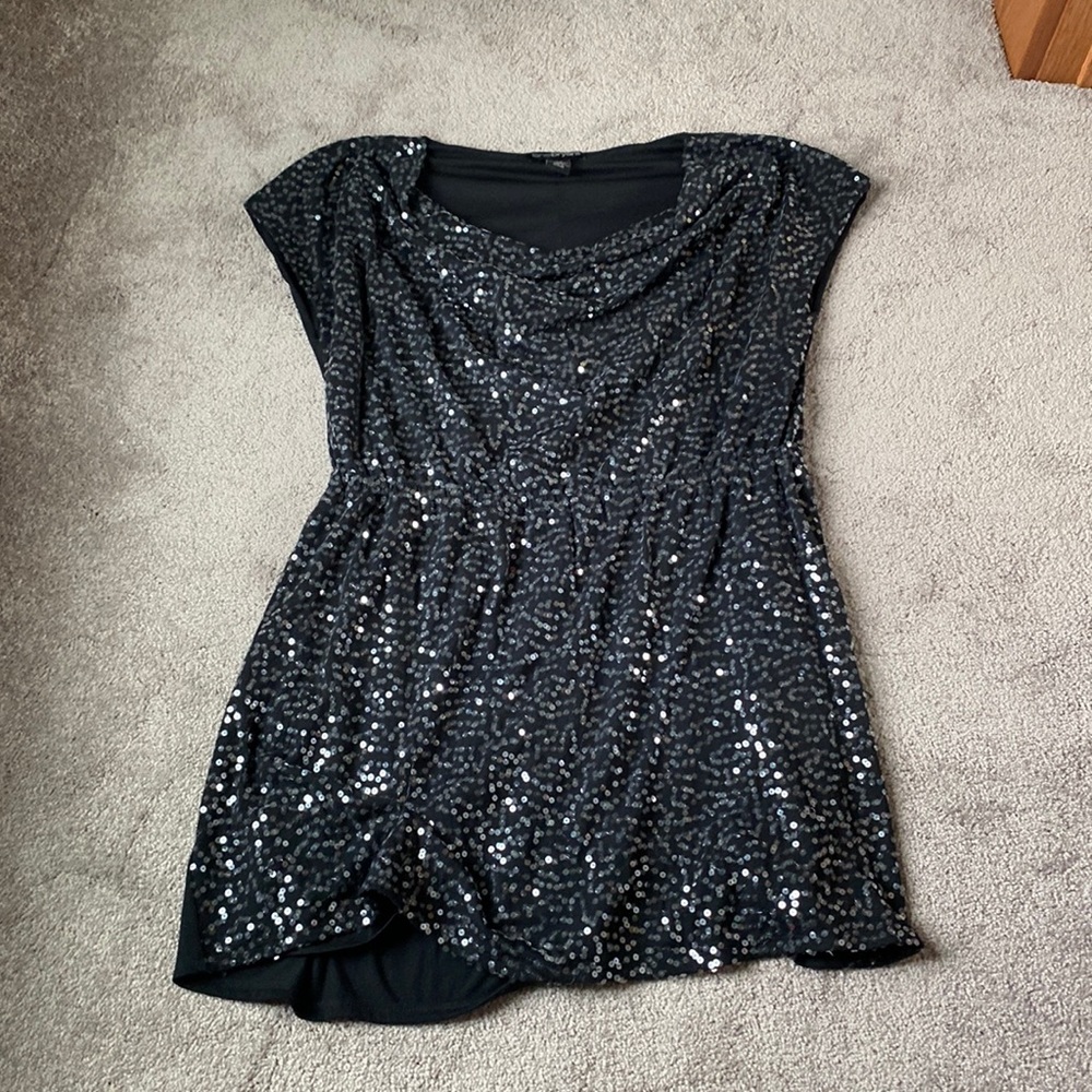 Lane Bryant Black Sequin Dress SIZE 14/16